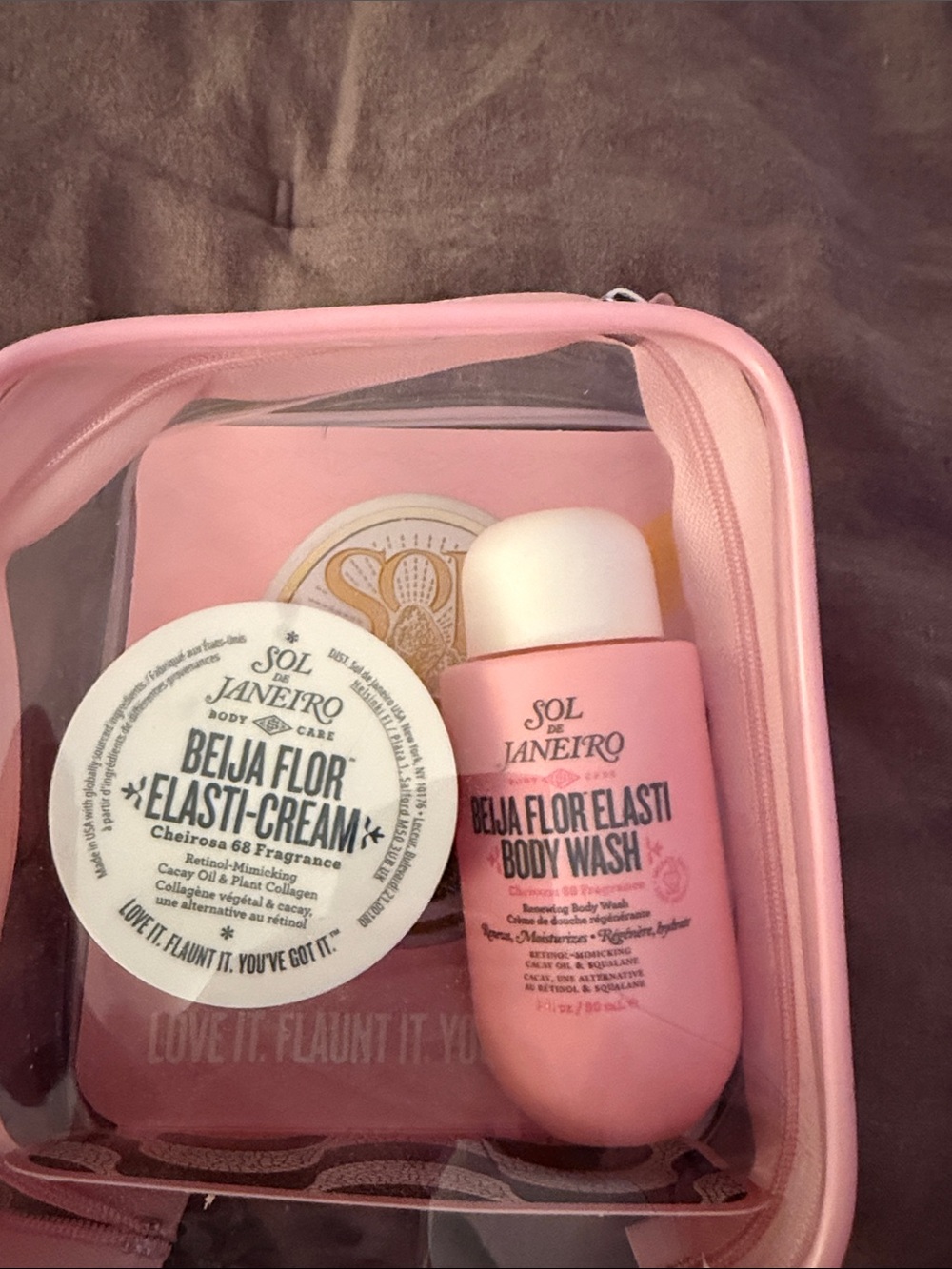 Sol de Janeiro Beija Flor Elasti Body Wash & Elasti Cream Set - Pink 68